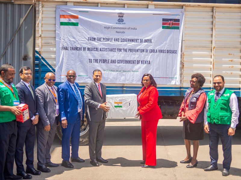 Kenya Ebola outbreak: India hands over second consignment of medical assistance