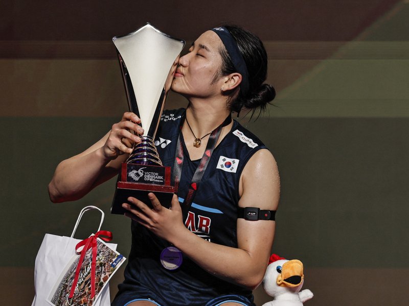 South Korea's An Se-young makes badminton history with 47th title at Denmark Open to become the most decorated women's singles player in badminton history. Photo credit: bwfworldtour.bwfbadminton.com/X
