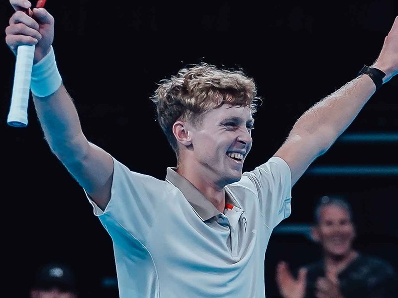 NextGen hopeful Felix Balshaw earns first ATP Tour win in Grand Prix Auvergne-Rhone-Alpes in Lyon, France, on Monday. Photo credit: ATP Tour