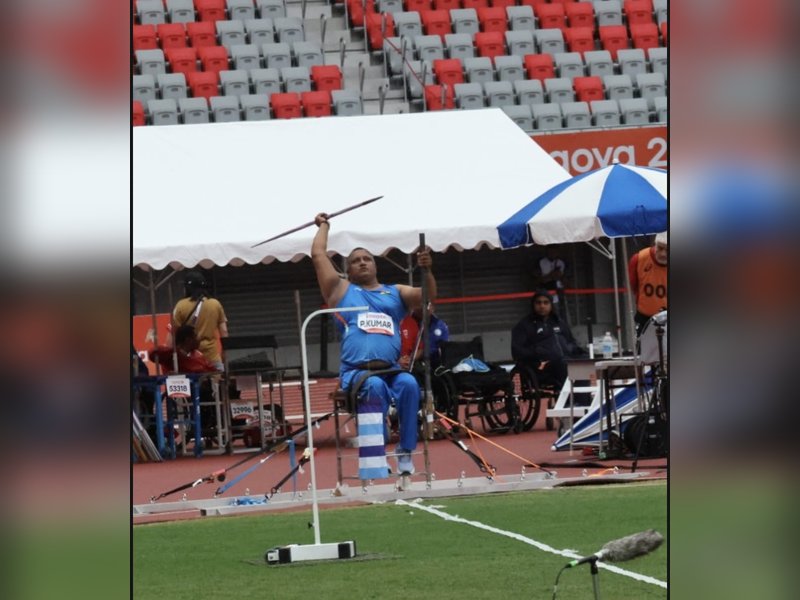 Asian Para Games: Pradeep, Ayush bag silver and bronze in men's javelin throw in F53/54