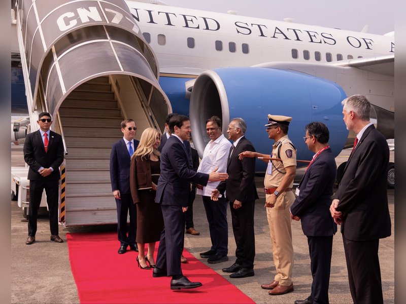 US Secretary of State Marco Rubio arrives in Mumbai, set to hold talks with EAM Jaishankar 