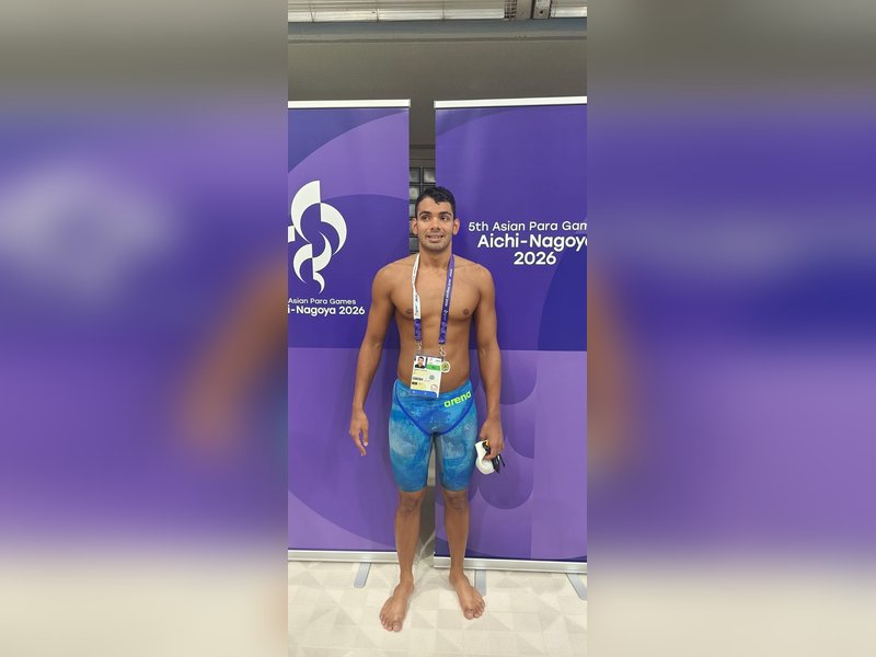 Asian Para Games: Himanshu Nandal clinches bronze in men’s 400m freestyle S11