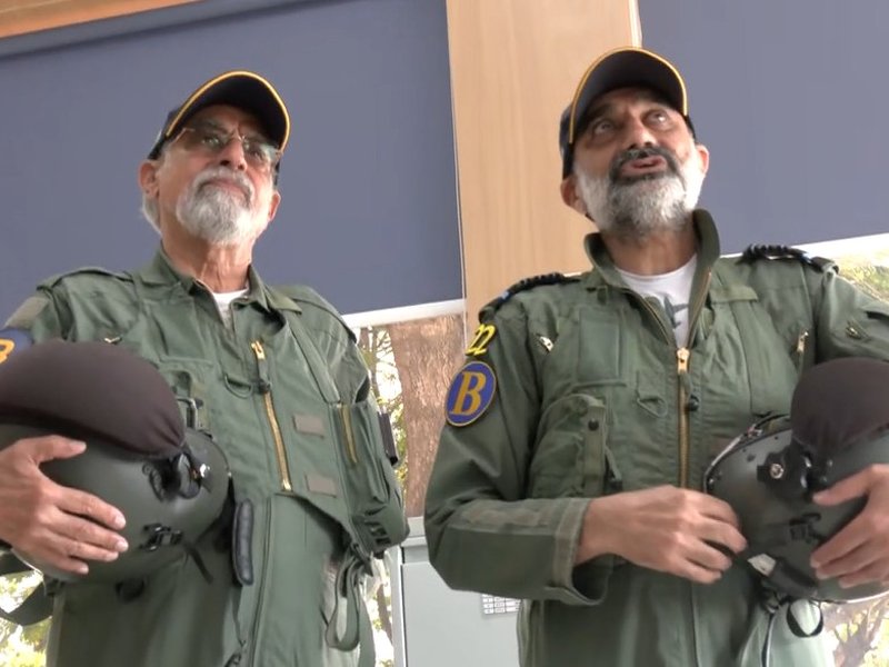 IAF Chief AP Singh takes final trainer sortie in Kiran aircraft with his first flying instructor