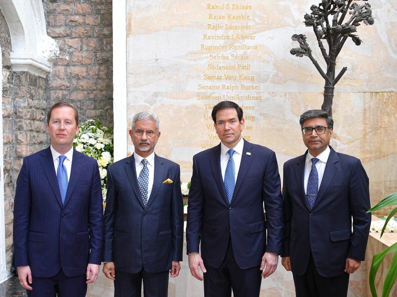 Rubio lays wreath at 26/11 memorial, reaffirms US counter-terrorism solidarity with India
