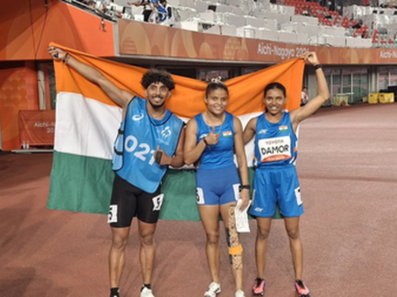 विमेंस 200 मीटर रेस: टी12 कैटेगरी में सिमरन ने जीता गोल्ड, तेजलबेन को ब्रॉन्ज, टी35 में प्रीति का सिल्वर