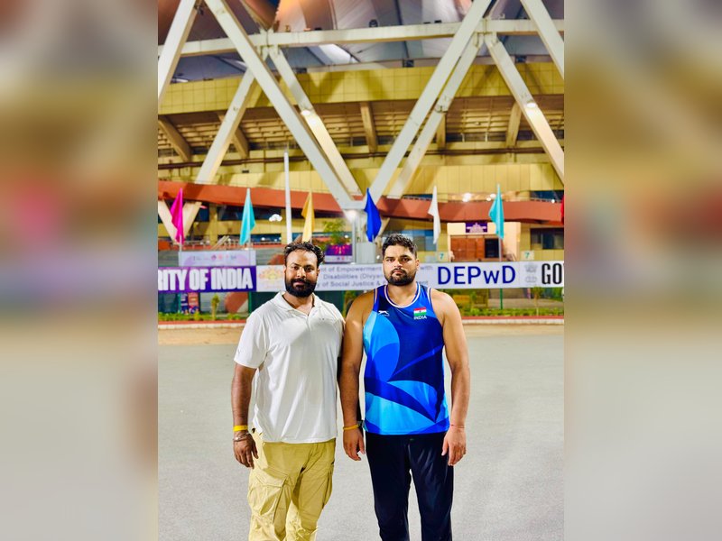 Asian Para Games: Devender wins gold as India sweep men's discus throw F43/F44/F62/F64 podium (Credit: PCI)