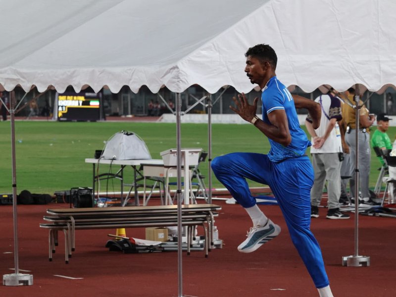 Nishad Kumar wins second gold, finishes on the top pot on podium in Men's High Jump T47 in the Asian Para Games 2026 in Nogoya, Japan, on Tuesday. Photo credit: PCI