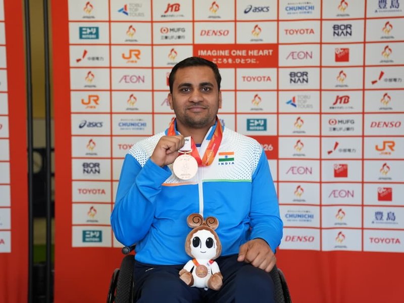 Para Asian Games: Ayush wins gold in Men’s Shot Put F53 