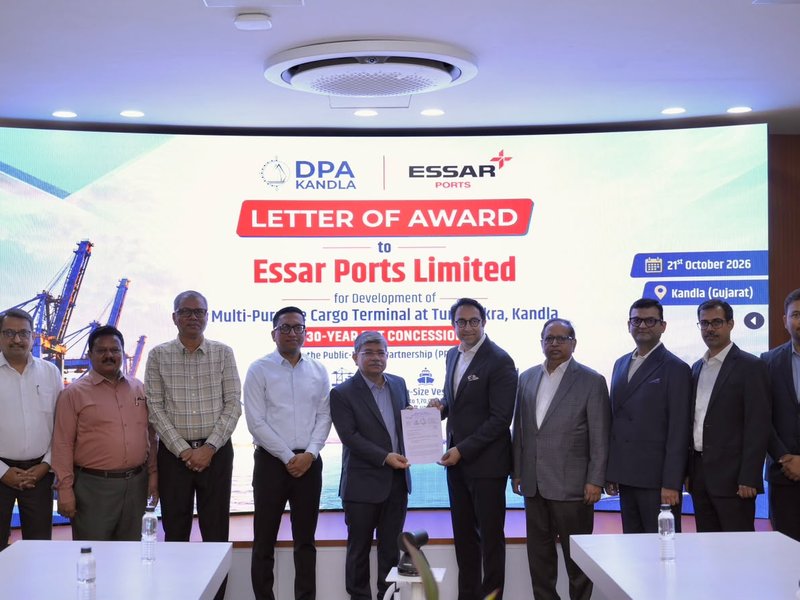 Essar Ports secures LOA for Tuna Tekra multipurpose cargo terminal at Kandla