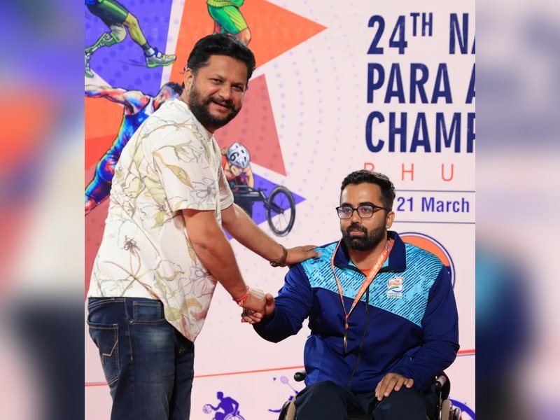 Sukhchain wins bronze medal in the Men’s Javelin Throw F55 at the Asian Para Games 2026 in Aichi-Nagoya on Wednesday. Photo credit: SAI Media