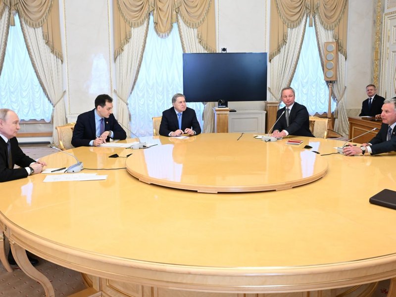Putin, Trump's special envoy discuss Ukraine and situation in Persian Gulf
