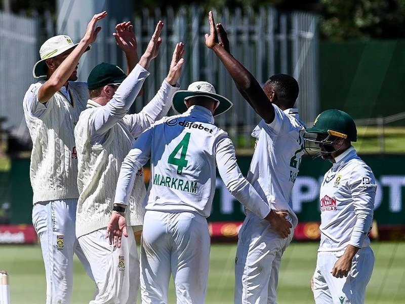 South Africa quicks push Australia to the brink despite Head's unbeaten half-century on the fourth day of the second Test t the St George's Park in Gqeberha on Wednesday. Photo credit: ProteasMenCSA/X