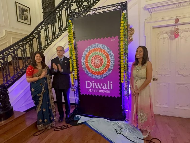 Indian Americans’ advocacy drove 20 million print run for new Diwali stamp, says US Postal Service 