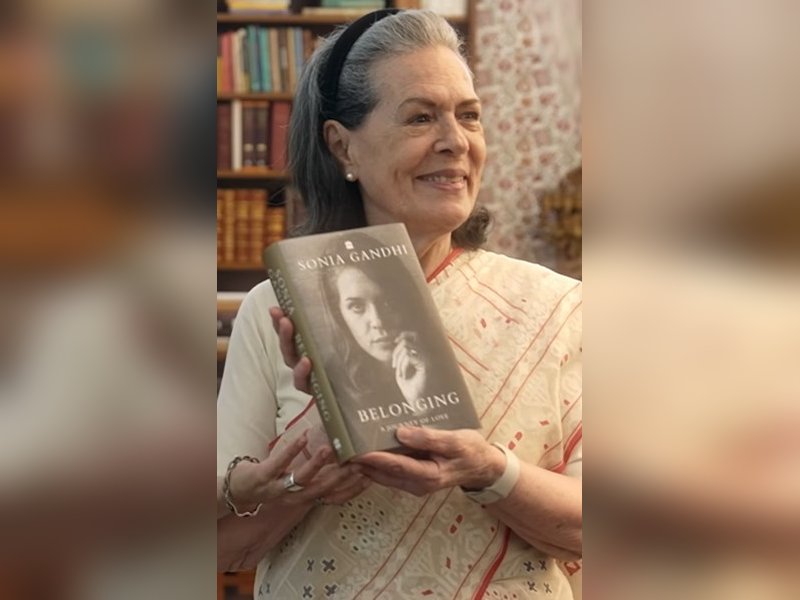 Sonia Gandhi makes Instagram debut, shares first look of her memoir 'Belonging'