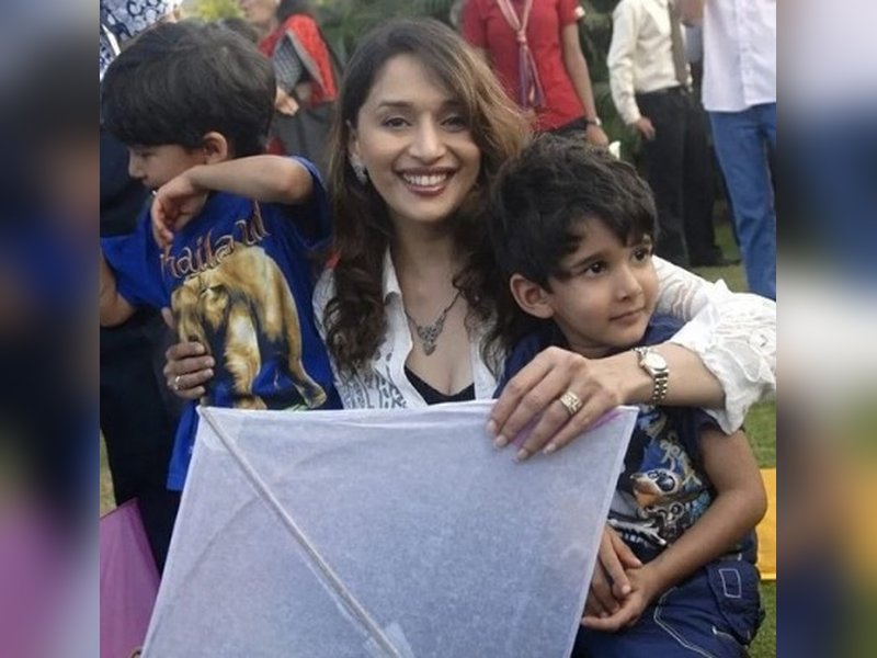 Madhuri Dixit recalls elder son Arin scolding her whenever younger brother Ryan cried