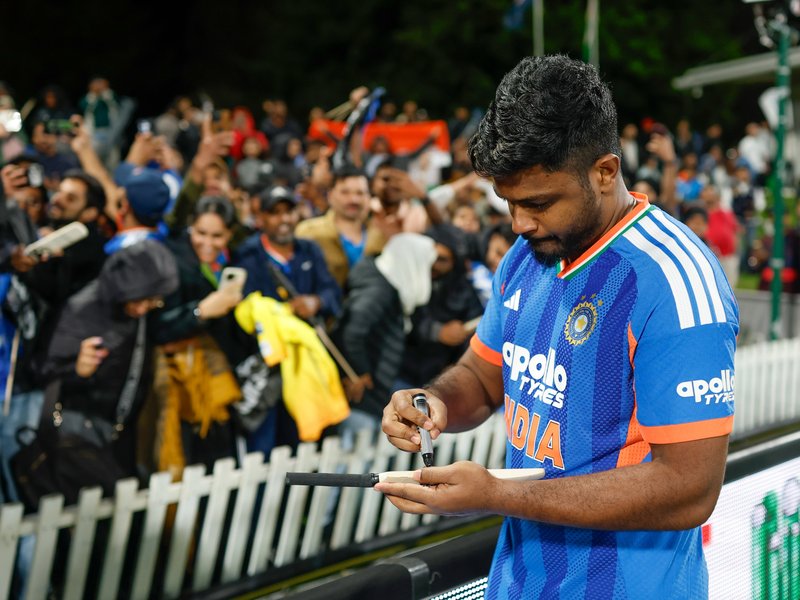 1st T20I: We just watch the ball and hit hard, says Samson after India's record chase