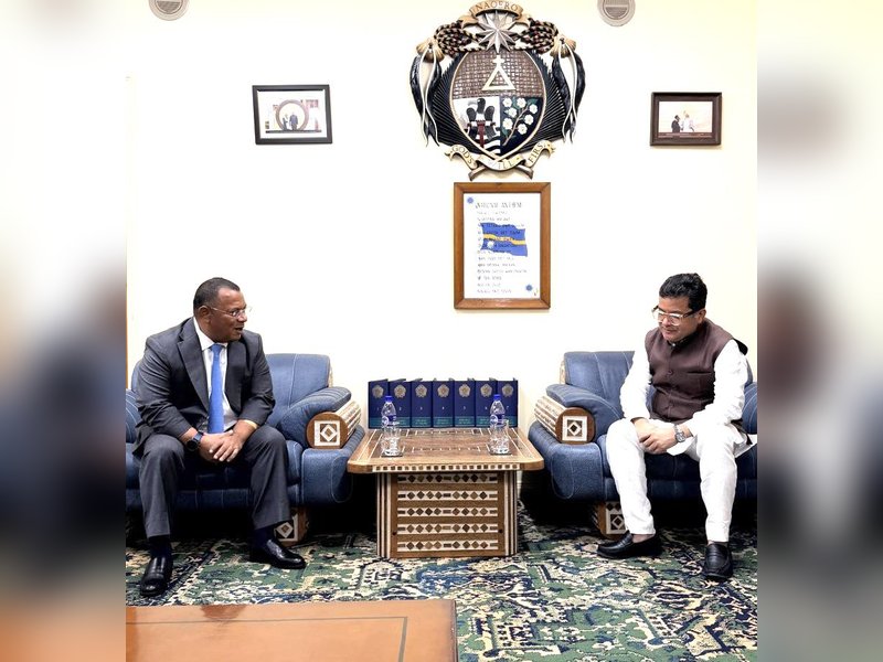 MoS Margherita meets Naoero Parliament Speaker, discusses strengthening parliamentary exchanges