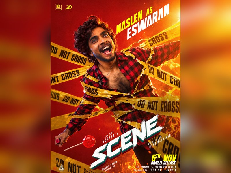 Suriya's 'Scene' update: Naslen plays a character called Eswaran (Photo: Zhagaram Studios/Instagram)