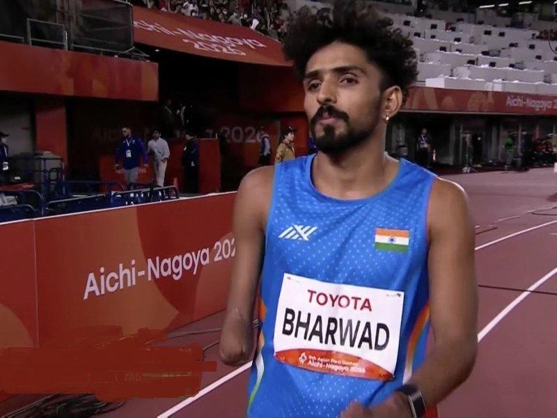 Bhavikkumar Bharwad's silver medal stripped away due to DSQ in 400m T47 final in the Asian Para Games 2026 in Nagoya in Japan on Thursday. Photo credit: PCI