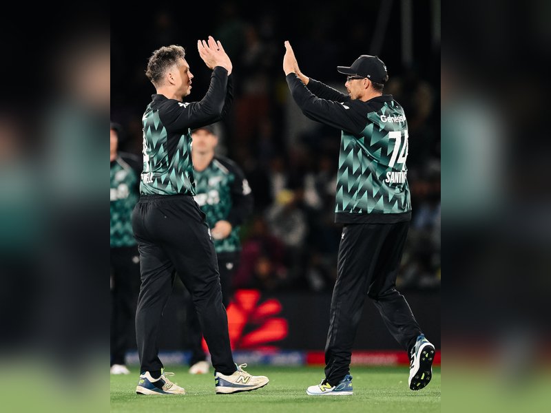 Got to give credit where it's due, says Glenn Phillips after India's record chase in the first T20I in Christchurch, New Zealand on Thursday. Photo credit: @BLACKCAPS/X