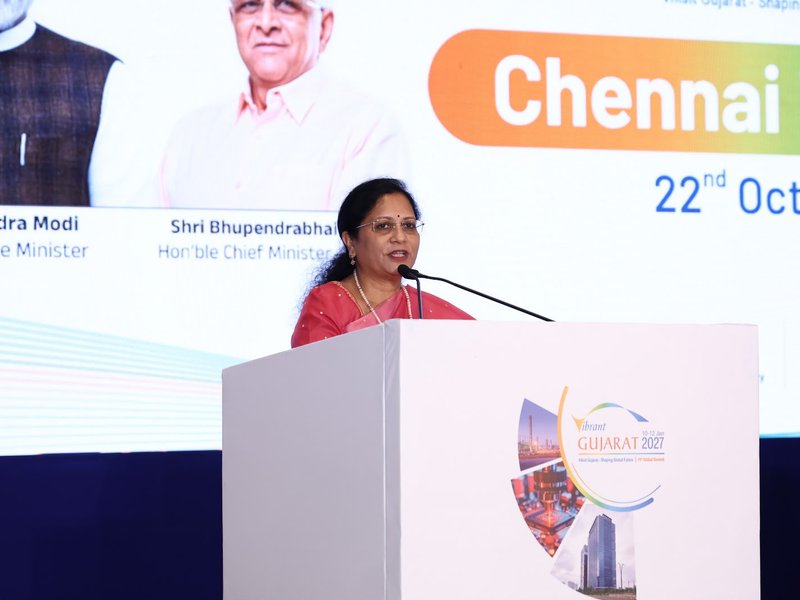वाइब्रेंट गुजरात ग्लोबल समिट 2027: चेन्नई रोड शो में निवेश, सेमीकंडक्टर और औद्योगिक सहयोग पर जोर