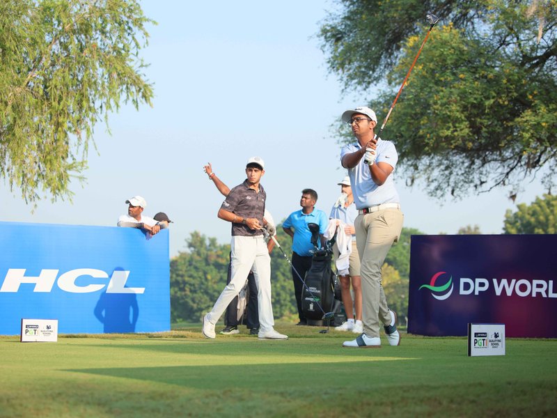 Shaurya Sharma cards flawless 67 to storm into third-round lead in the Final Qualifying Stage of the PGTI Qualifying School 2026-27 at the Kensville Golf & Country Club in Ahmedabad on Thursday. Photo credit: PGTI
