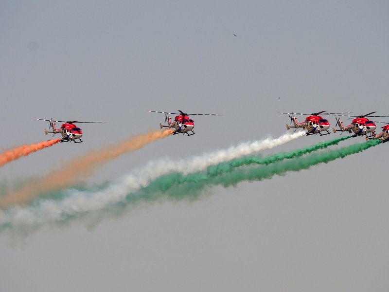 Spectators throng Namo Ghat as IAF showcases aerial prowess across skies of Varanasi