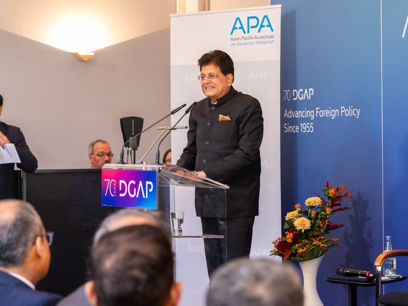 Goyal highlights huge opportunities for German firms to invest, manufacture and innovate in India