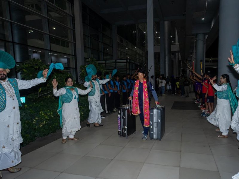 जापान पुरुष हॉकी टीम एशियन चैंपियंस ट्रॉफी के लिए मोहाली पहुंची, एयरपोर्ट पर शानदार स्वागत
