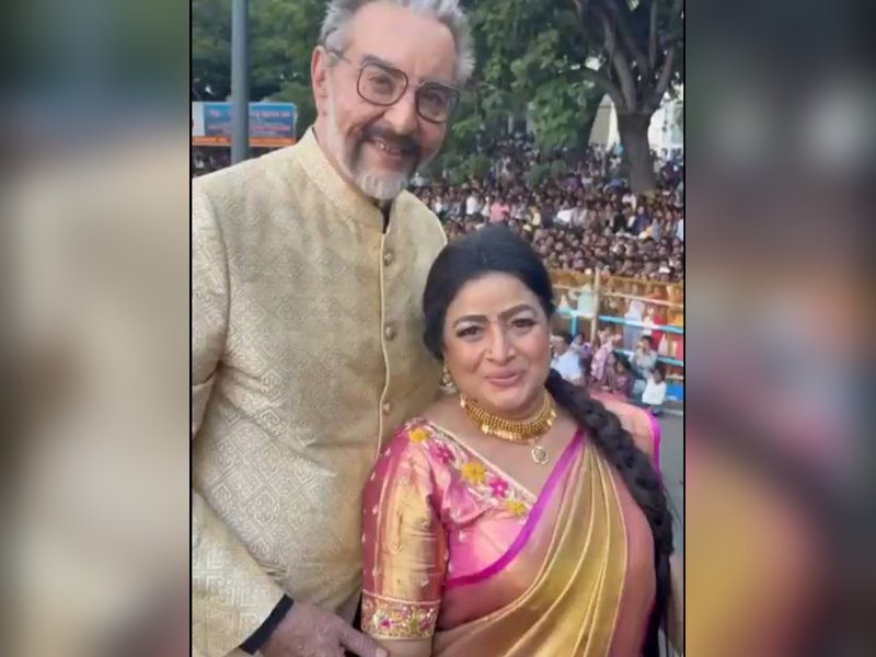 Kabir Bedi floored by Mysore Dussehra Parade; calls the experience an "incredible" one!   (Photo: Kabir Bedi/X)