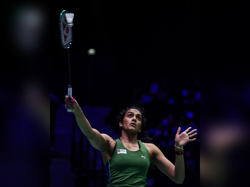 PV Sindhu storms into BWF French Open semifinals, beating Chinese Taipei’s Chiu Pin-Chian 21-13, 21-14 in Paris on Friday. Photo credit: Badminton Photo/BWF
