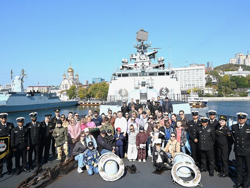 INS Sahyadri departs Vladivostok as India-Russia naval exercise concludes