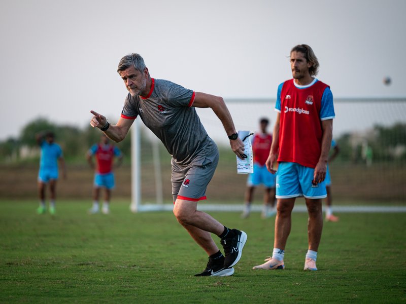 Pavlos Dermitzakis hails Punjab FC's 'unyielding' spirit ahead of their clash with Churchill Brothers FC in the Indian Super League (ISL) 2026-27. Photo credit: Punjab FC