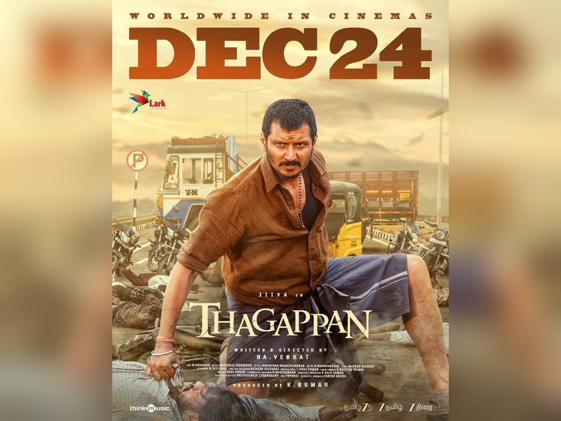 Jiiva's 'Thagappan' to hit screens on December 24 (Photo: Jiiva/X)