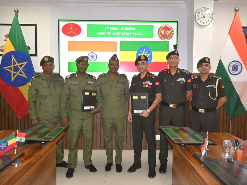 Inaugural India-Ethiopia army-to-army staff talks held in Pune