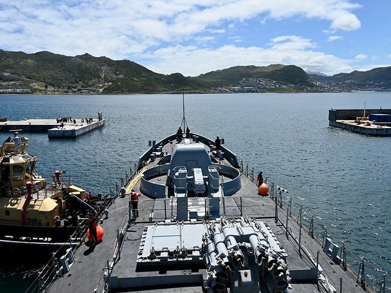 South Africa: IBSAMAR IX concludes as INS Tarkash completes port call at Simon’s Town