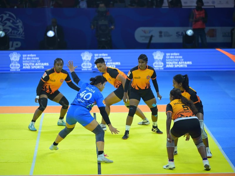 Indian teams stamp authority in opening games in their opening matches of the Commonwealth Kabaddi Championship 2026 at the Veer Savarkar Sports Complex in Ahmedabad on Friday. Photo credit: Commonwealth Kabaddi