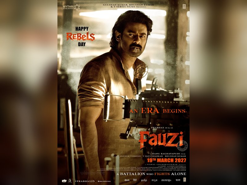 Prabhas plays a brilliant spy dreaded by the British in Fauzi; film to hit screens on March 19 next year (Photo: IANS/PR)