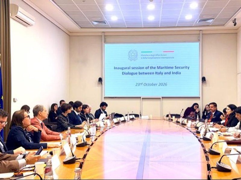 India, Italy hold inaugural Maritime Security Dialogue in Rome 