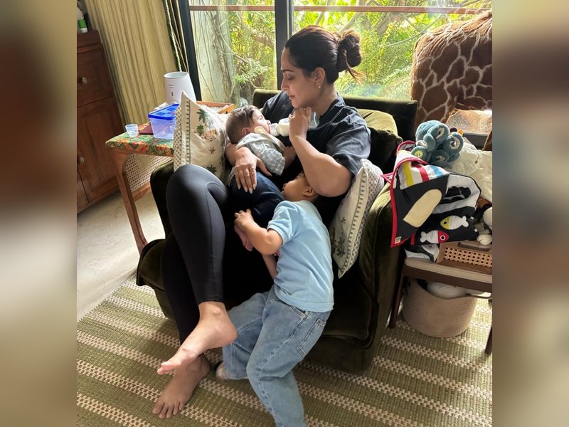 Sonam Kapoor gives a glimpse of her chaotic home, says life lately is all about her boys