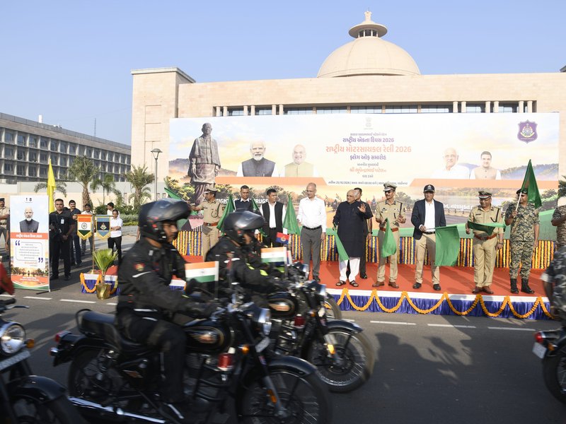 नशे के खिलाफ देशव्यापी बाइक रैली 'स्टैच्यू ऑफ यूनिटी' के लिए रवाना, 31 अक्टूबर को परेड में होगी शामिल