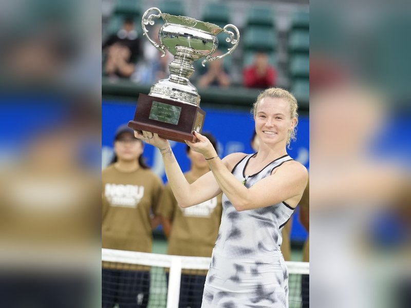Siniakova beats Krueger in straight sets to win Japan Open  
