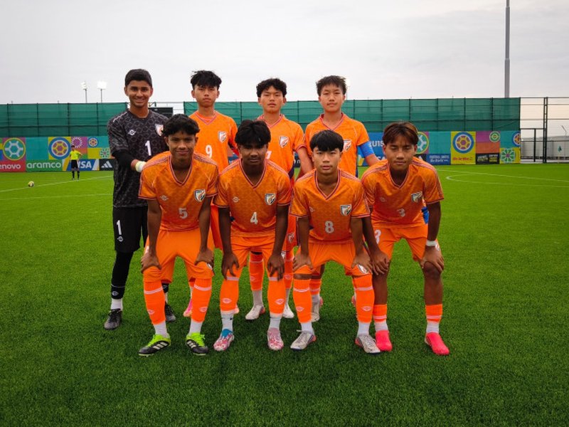 India held to draw by Grenada in FIFA U15 World Cup & Festival (Credit: AIFF)