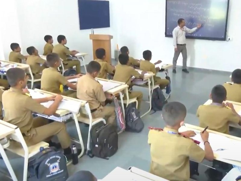 Gujarat school trains students for careers in police, central armed forces alongside academics