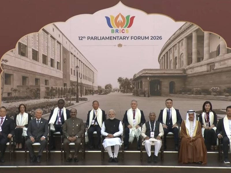 PM Modi participates in 12th BRICS Parliamentary Forum, interacts with foreign delegates