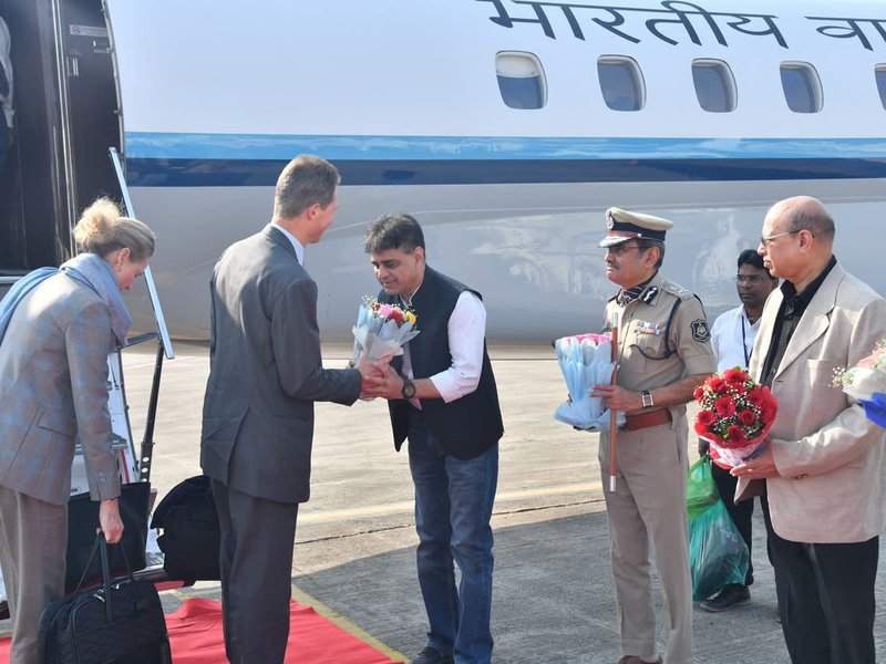 Liechtenstein’s Prince Alois arrives in Gujarat during official India visit