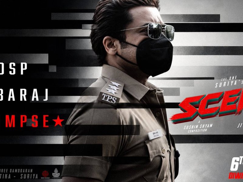 'Scene' makers release glimpse video of Suriya's character DSP Inbaraj (Photo: Zhagaram Studios/X)