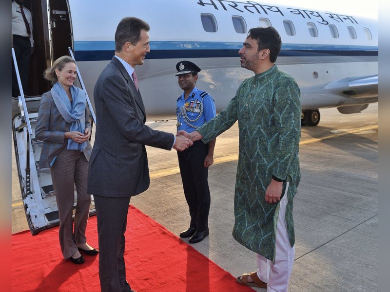Liechtenstein Prince arrives in Delhi, set to hold bilateral talks with PM Modi on Tuesday