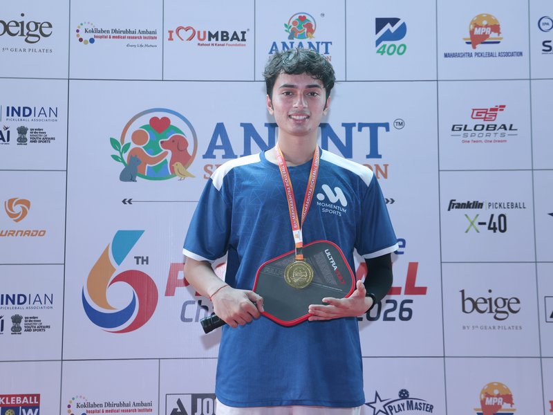 Aarush Nitture wins open men's singles; Aahana Punjabi wins in women's singles at Maharashtra state trials (Credit: MPA)