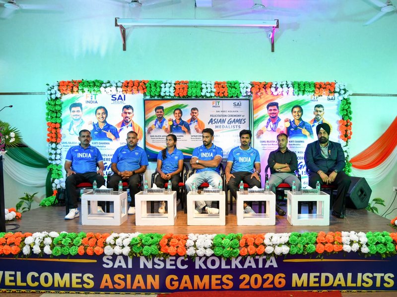 ‘Important to stay grounded,’ says Asian Games gold medallist Sahil Rajesh Jadhav. Photo credit: SAI Media